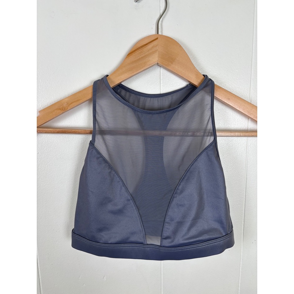Victoria Sport Bra Top Mesh‎ Racerback Athletic Gray XS